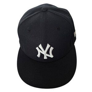 New Era 59Fifty NY Yankees 2018 Old Timers Day On-Field Black Cap Size 7 3/8